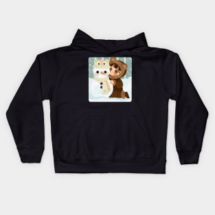 Snow Bear Kids Hoodie